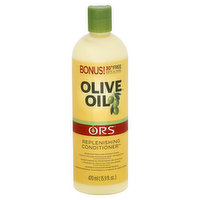 ORS Olive Oil Conditioner, Replenishing, Damaged Hair, Bonus, 15.9 Ounce