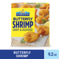Gorton's Butterfly Shrimp, Breaded, 9.2 Ounce
