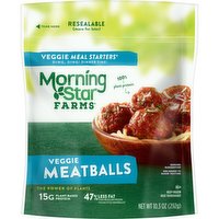 MorningStar Farms Meatless Meatballs, Original, 10.3 Ounce