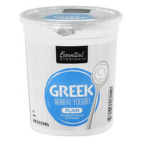 Essential Everyday Yogurt, Greek, Nonfat, Plain, 32 Ounce