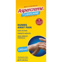 Aspercreme Pain Relief Cream, Max Strength, 4.3 Ounce