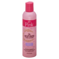 Pink Hair Lotion, Oil Moisturizer, Light, 8 Ounce