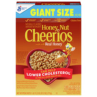 Cheerios Cereal, Honey Nut, Giant Size, 27.2 Ounce