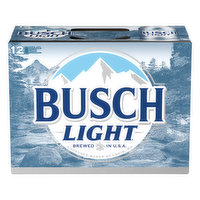 Busch Light Beer, 12 Each