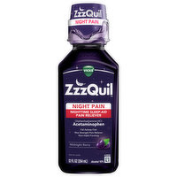 Vicks  ZzzQuil Night Pain, Midnight Berry, 12 Fluid ounce