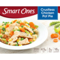 Smart Ones Crustless Chicken Pot Pie with Vegetables, Dumplings & Pot Pie Sauce Frozen Meal, 9 Ounce