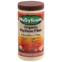 NuSyllium Psyllium Fiber, Organic, Orange Flavor, 30.5 Ounce