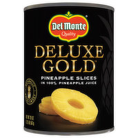 Del Monte Pineapple Slices, In 100% Pineapple Juice, 20 Ounce