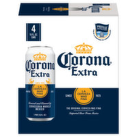 Corona Extra Beer, 4 Each