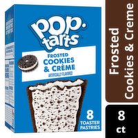 Pop-Tarts Toaster Pastries, Frosted Cookies and Creme, 8 Each