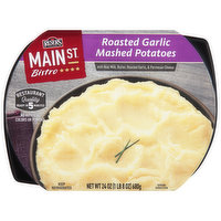 Main St Bistro Mashed Potatoes, Roasted Garlic, 24 Ounce