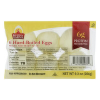 Kramer Farms Eggs, Hard-Boiled, 6 Each