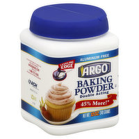 Argo Baking Powder, Double Acting, 12 Ounce