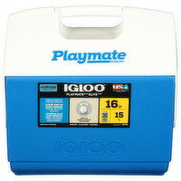 Igloo Playmate Elite Cooler, Blue/White, 16 Quart, 1 Each