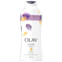 Olay Body Wash, Age Defying, Vitamin E, 650 Millilitre