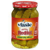 Vlasic Kosher Dill Wholes, Redhot Flavored, 16 Ounce