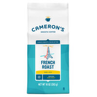 Cameron's Coffee, Smooth, Ground, Dark Roast, French Roast, 10 Ounce