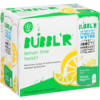 BUBBL'R Antioxidant Sparkling Water - lemon lime twist'r - 6 pk/12 fl oz. Cans, 72 Fluid ounce