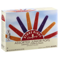 Stoneridge Creamery Junior Pops, Assorted, 20 Each