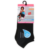 Hanes Sport Socks, No Show, Arch Support, Cool Comfort, 3 Each