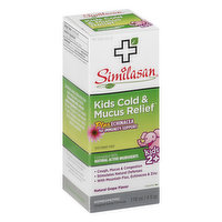 Similasan Cold & Mucus Relief, Natural Grape Flavor, Kids, 118 Millilitre