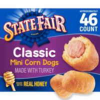 State Fair Classic Mini Corn Dogs, Frozen, 46 Count, 30.36 Ounce