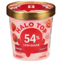 Halo Top Sorbet, Strawberry, 1 Pint