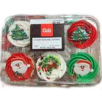 Cub Whipped Icing Seasonal Cupcake 6 Count, 1 Each