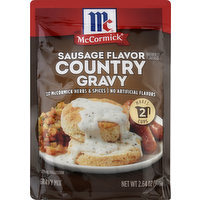 McCormick Gravy Mix, Country Gravy, Sausage Flavor, 2.64 Ounce