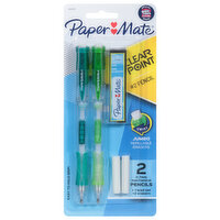 Paper Mate Clearpoint Mechanical Pencils, 0.7mm, 2 Each