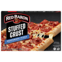 Red Baron Pizza, Stuffed Crust, Pepperoni, 23.64 Ounce