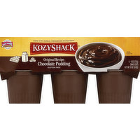 Kozy Shack Pudding, Chocolate, Original Recipe, 6 Each