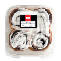 Cub Bakery White Iced Gourmet Cinnamon Rolls, 1 Each