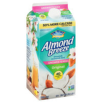 Almond Breeze Almondmilk Coconutmilk Blend, Original, Unsweetened, 0.5 Gallon