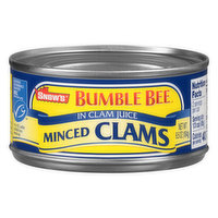 Bumble Bee Snow's Clams in Clam Juice, Minced, 6.5 Ounce