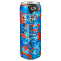 Four Loko Beer, Sour Blue Razz, 23.5 Fluid ounce