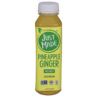 Just Made Juice, Pineapple Ginger, Cold Pressed, Wellness, 11.8 Fluid ounce