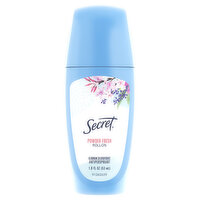 Secret Roll-On Antiperspirant and Deodorant, Powder Fresh Scent, 1.8 oz, 1.8 Ounce