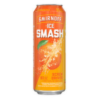 Smirnoff Ice Smash Malt Beverage, Screwdriver, Smash, Ice, 23.5 Ounce