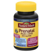 Nature Made Prenatal Multi + DHA, Softgels, 60 Each