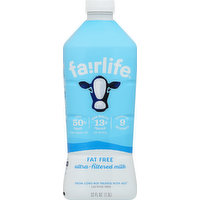 Fairlife Milk, Ultra-Filtered, Fat Free, 52 Ounce