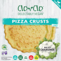 Clo-Clo Vegan Pizza, Vegetable-Infused Crust, 2 Each