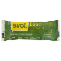 Evol Burrito, Egg & Green Chile, 6 Ounce