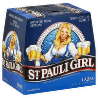 St. Pauli Girl Beer, Lager, 12 Each