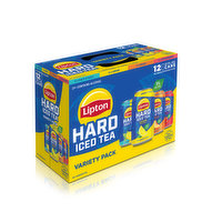 Lipton Hard Iced Tea, Variety Pack, 12 Cans, 144 Fluid ounce