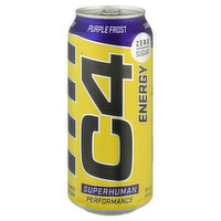 C4 Performance Energy Drink, Purple Frost, Energy, 16 Ounce