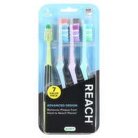 Reach Toothbrushes, Advanced Design, Soft, Value Pack, 7 Each