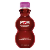 Pom Super Tea, Antioxidant, Pomegranate Elderberry Boost, 12 Ounce