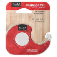 Essential Everyday Tape, Transparent, Glossy Finish, 1 Each