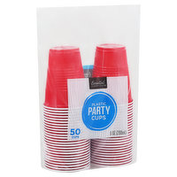Essential Everyday Party Cups, Plastic, 9 Ounce, 50 Each